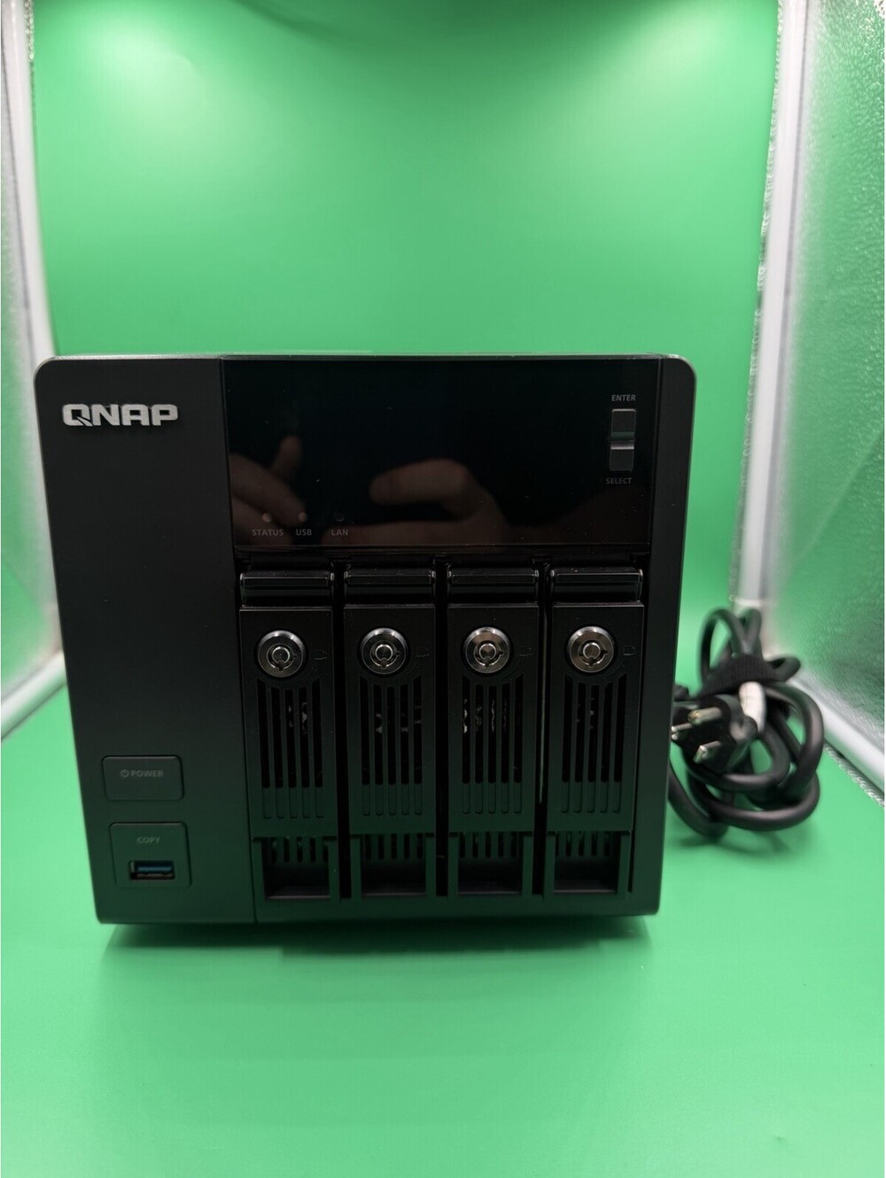QNAP TS-453 Pro 4-Bay NAS Network Attached Storage 4x LAN Only/ No HDD Tested